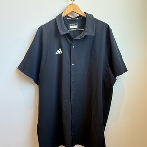 Adidas Men's Black Casual Shirt